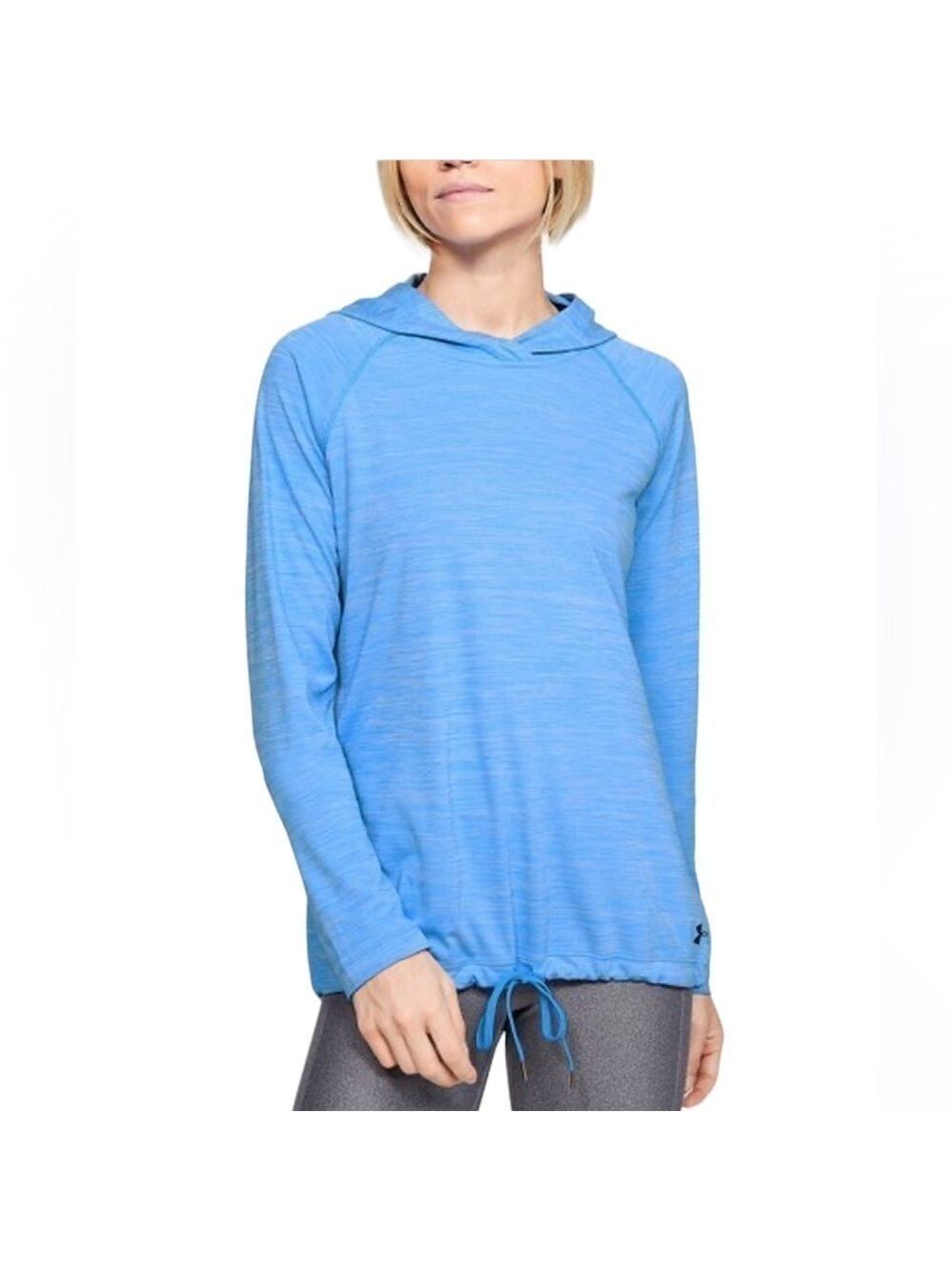 Under Armour Women’s Running Jogging Hoodie Blue Drawstring Size XS NWT
